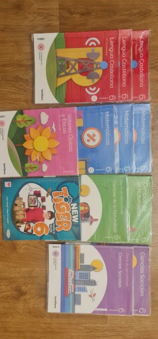Libros escolares de 6° de Primaria de Castilla y L