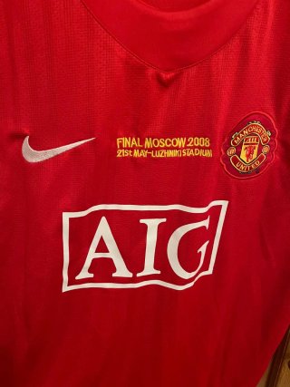 Camiseta Manchester United 2008 Retro Ronaldo