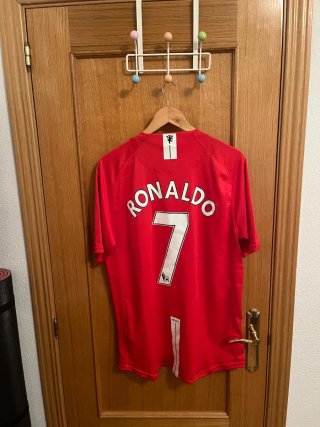 Camiseta Manchester United 2008 Retro Ronaldo