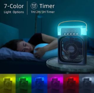 Ventilador Humidificador Nebulizador Blanco