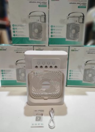 Ventilador Humidificador Nebulizador Blanco