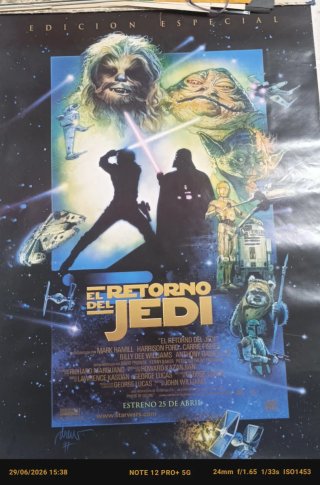 4 Posters originales Star Wars Ed. Especial 1997