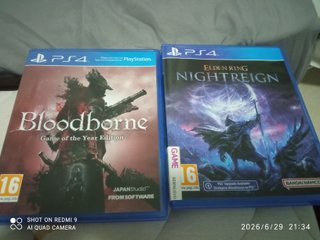 Bloodborne GOTY y Elden Ring Night PS4