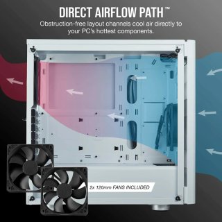 Caja Corsair Carbide 275R blanca cuidadísima