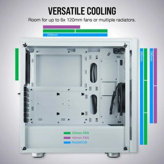 Caja Corsair Carbide 275R blanca cuidadísima