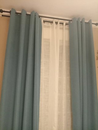 Cortinas opacas.