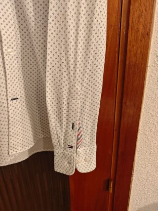 Camisa Tommy Hilfiger Blanca Estampada