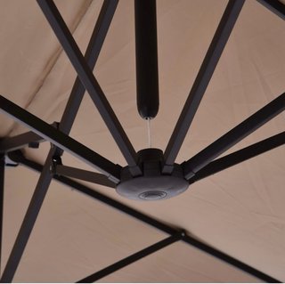 Sombrilla Beige y Negra