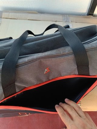 Bolsa Deporte Bullpadel Gris/Naranja