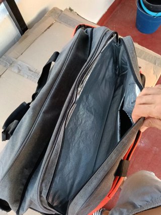 Bolsa Deporte Bullpadel Gris/Naranja