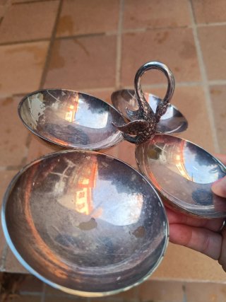 Recipiente 4 cuencos aperitivos o decoración