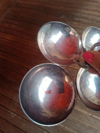 Recipiente 4 cuencos aperitivos o decoración