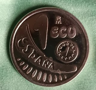 1 ECU Plata El Rapto de Europa 1989