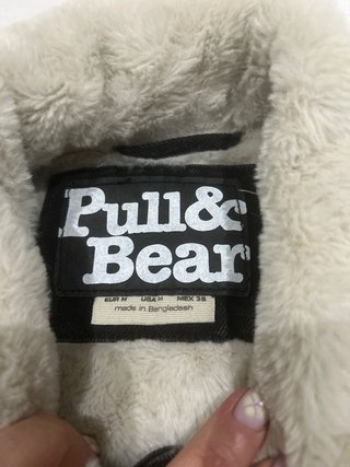 Chaqueta tejana de pelo de hombre.