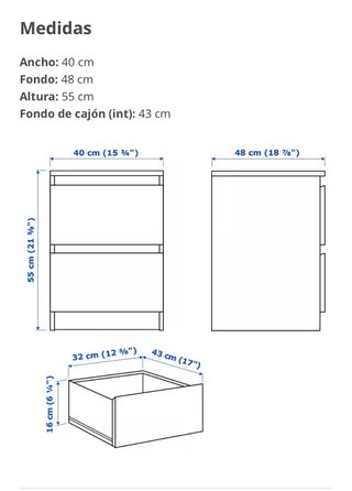 Cómoda Malm