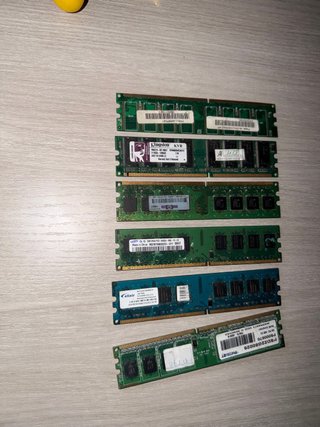 Memoria RAM DDR2 Elixir, Kingston, Patriot, Samsun