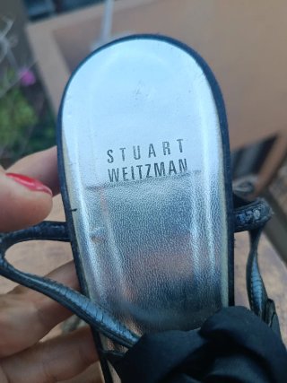 Sandalias Stuart Weitzman Flores Negras