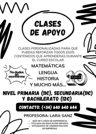CLASES PARTICULARES VERANO.