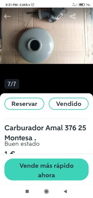 Carburador amal