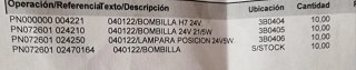 Bombillas Mercedes-Benz 24V 5W (10 uds)