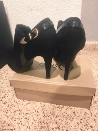 Botines negros tacón alto