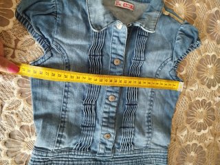 Vestito in jeans per bambina
