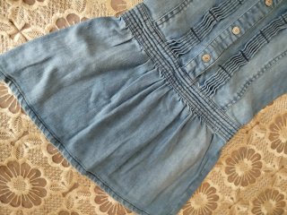 Vestito in jeans per bambina