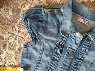 Vestito in jeans per bambina