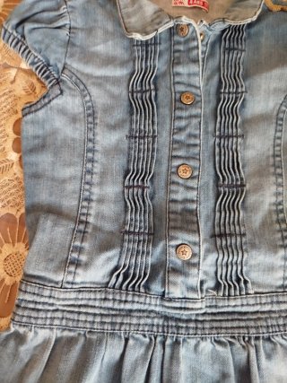 Vestito in jeans per bambina