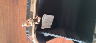 Bolso de fiesta negro plisado