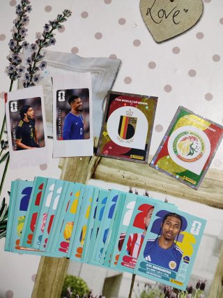 Lote 50 cromos Mundial 2026 + 2 cromos Coca Cola