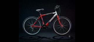 Bicicleta de Montaña TOPBIKE Roja/Blanca