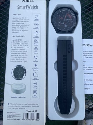Smartwatch Stima SSW-A305 Negro
