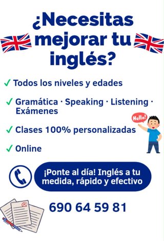 Clases de inglés personalizadas