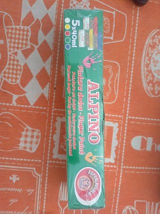 Kit Pintura Dedos Alpino 5x40ml