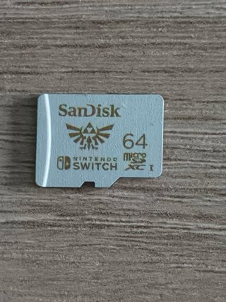 Tarjeta SanDisk MicroSDXC 64GB Nintendo Switch