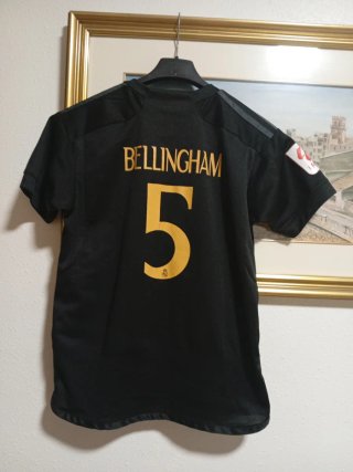 Camiseta Real Madrid Adidas Negra Talla s