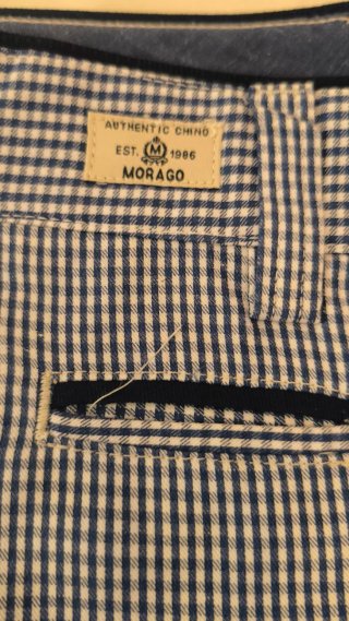 Bermudas caballero cuadros Vichy tonos azules.