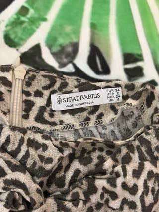 Falda pantalón leopardo Stradivarius Talla única
