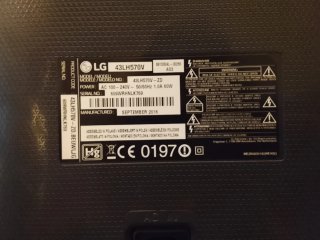Televisión LG Smart TV 43 Negra