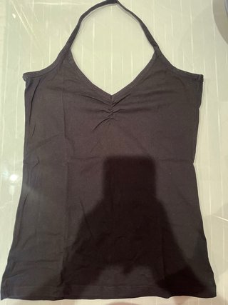 Camiseta negra halter