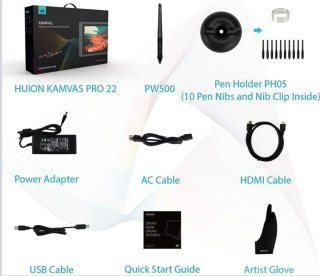 Tableta Gráfica Huion Kamvas Pro 20