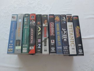 Lote 11 cintas video VHS