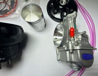 Kit cilindro 74cc am6  y carburador 21 keihin