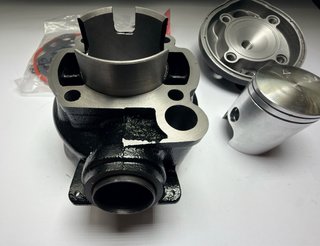 Kit cilindro 74cc am6  y carburador 21 keihin