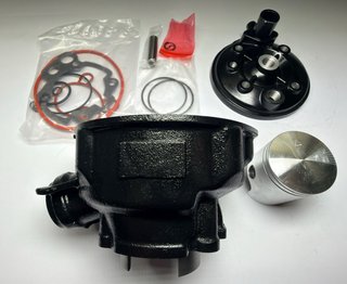 Kit cilindro 74cc am6  y carburador 21 keihin