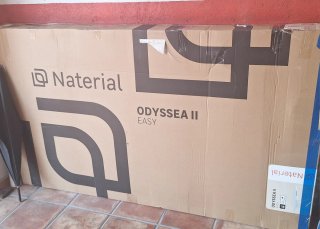 Mesa de jardín extensible blanca Odyssea ii Nueva