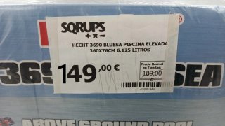 Piscina Elevada Hecht 3690 BLUESEA