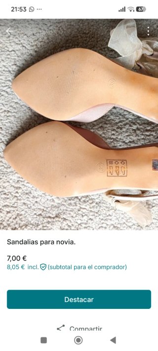 Sandalias novia