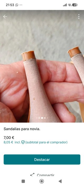 Sandalias novia